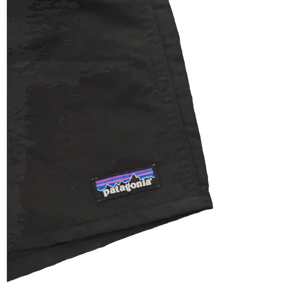 Patagonia Men's‎ Baggies Longs 7" Black Quick-Dry Lightweight Swim Shorts S NWT - Picture 3 of 8